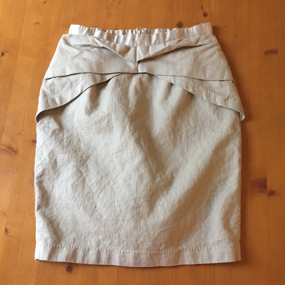 Anthro Girls from Savoy Yumi Origami Pencil Skirt size 8